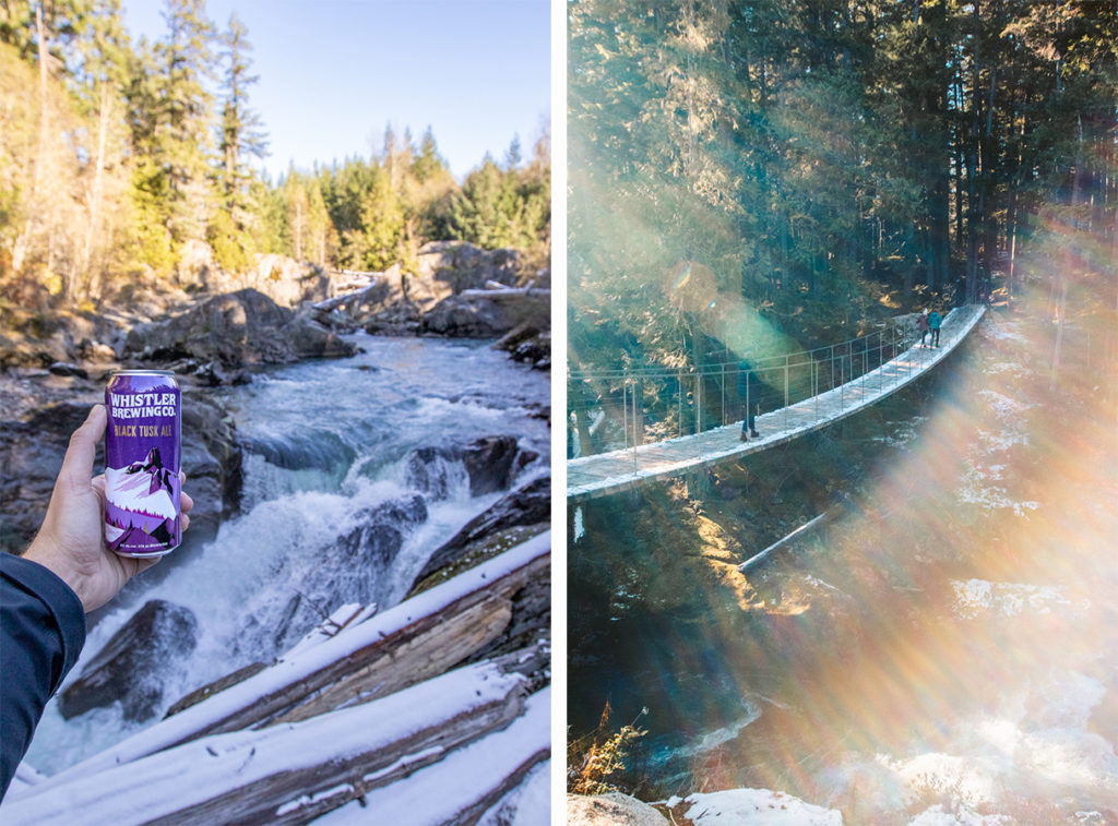 Whistler Brewing at the Train Wreck Hike